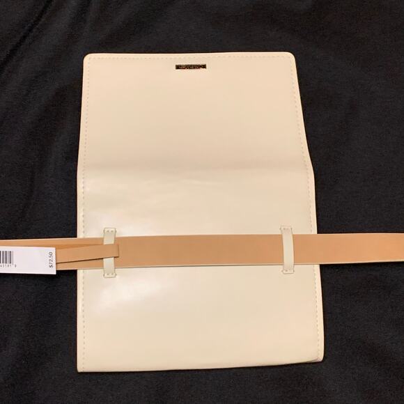 CALVIN KLEIN Belt Bag, Bone or Creamy White Color w/Gold Tone Metals, Small/Med. - Picture 9 of 14